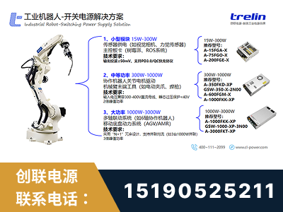 果洛-工业机器人-开关电源解决方案